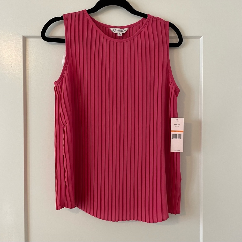Nanette Lepore pink Carmine blouse (S)